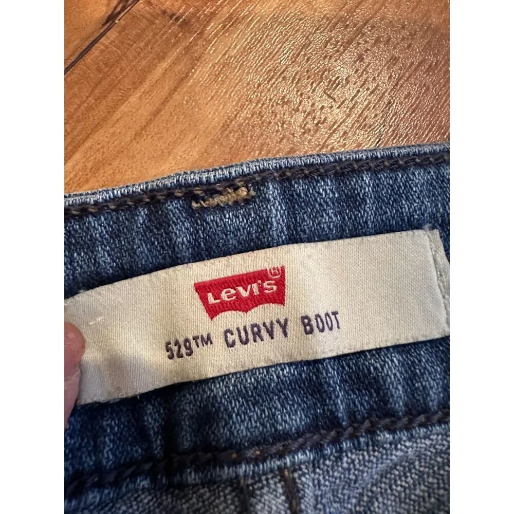 Y2K‎ Levi’s 529 Curvy Boot Jeans – Women’s Size 8M – Early 2000s Bootcut Denim